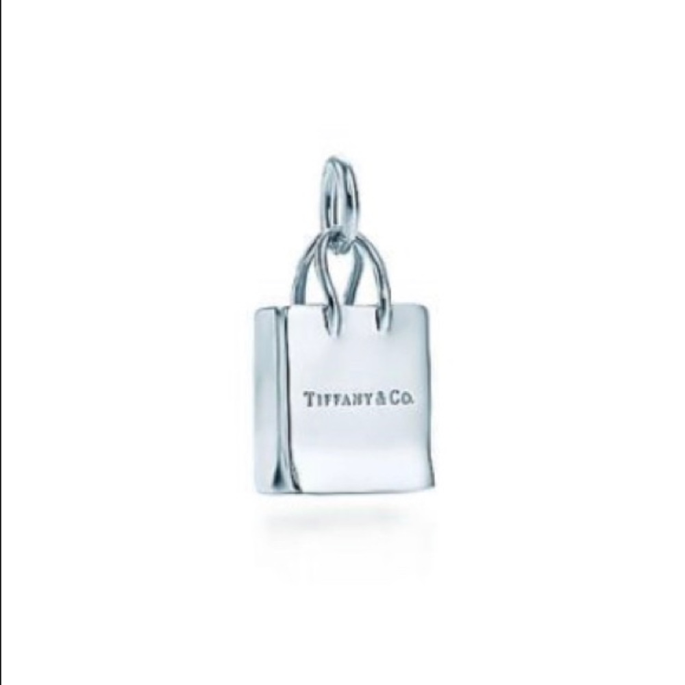 Tiffany bag charm with necklace